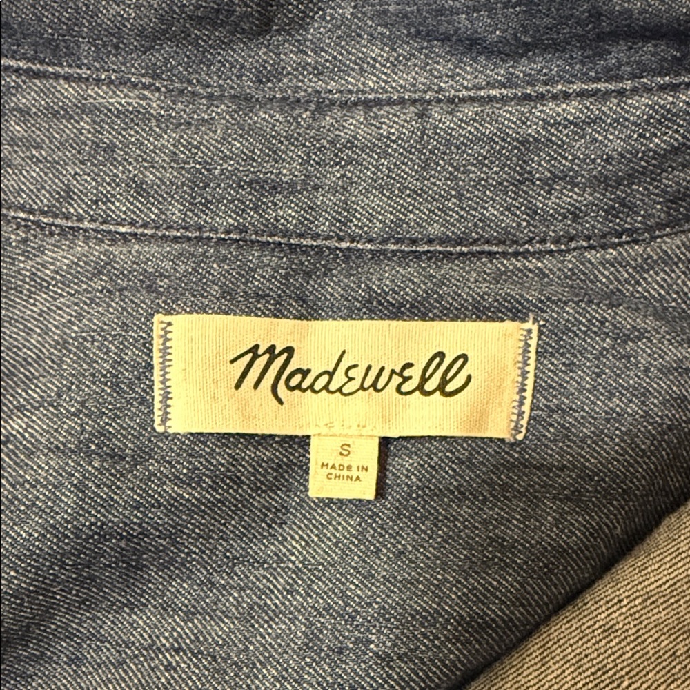 Madewell Courier Denim Shirt Dress - Picture 3 of 4
